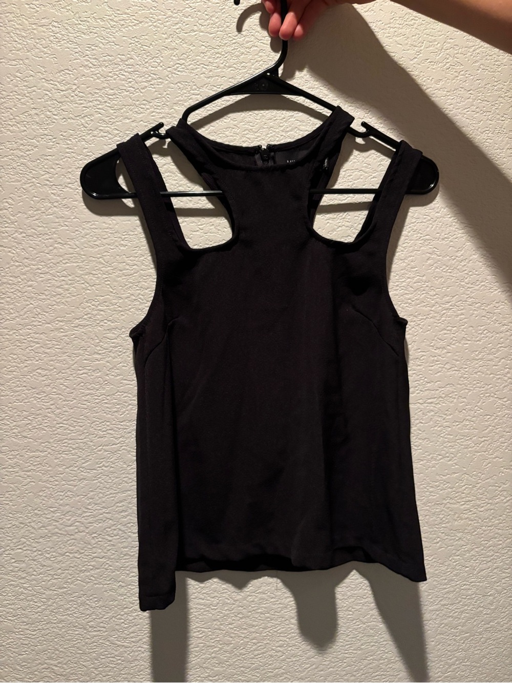 MINKPINK Black High-Neck Racerback Tank Top
